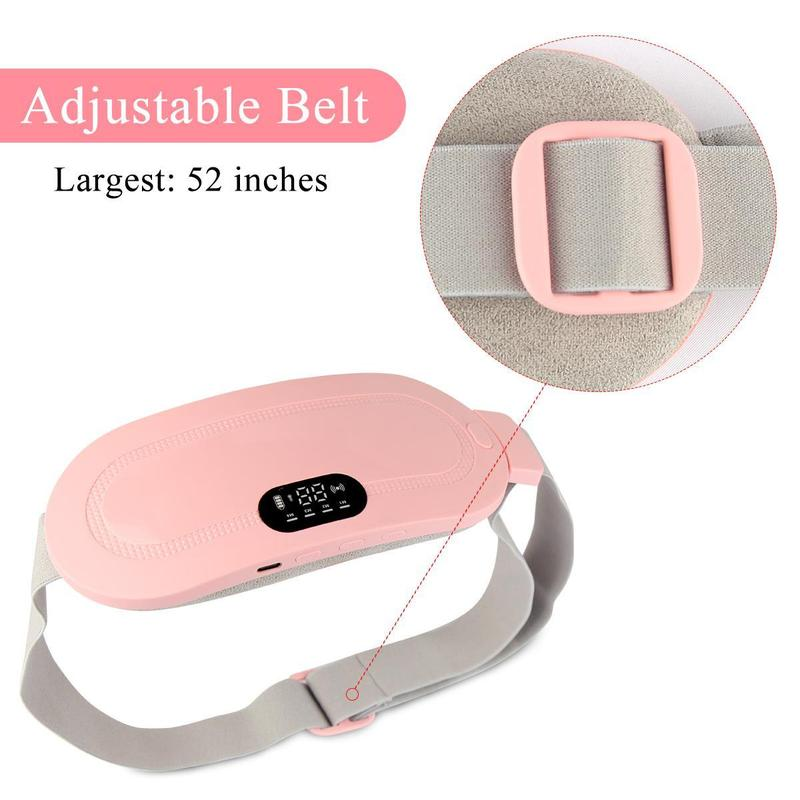 Menstrual Heating Pad, Back or Belly Pain Relief Heating Pad for Women and Girl Comfort Adjustable Electric Waist Belt