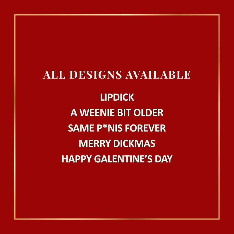 Funny Lipstick Holiday Collection – Browns & Neutrals | Everyday, Wearable Shades with a Holiday Twist | Naughty Stocking Stuffer for Women & Dirty Santa Gift