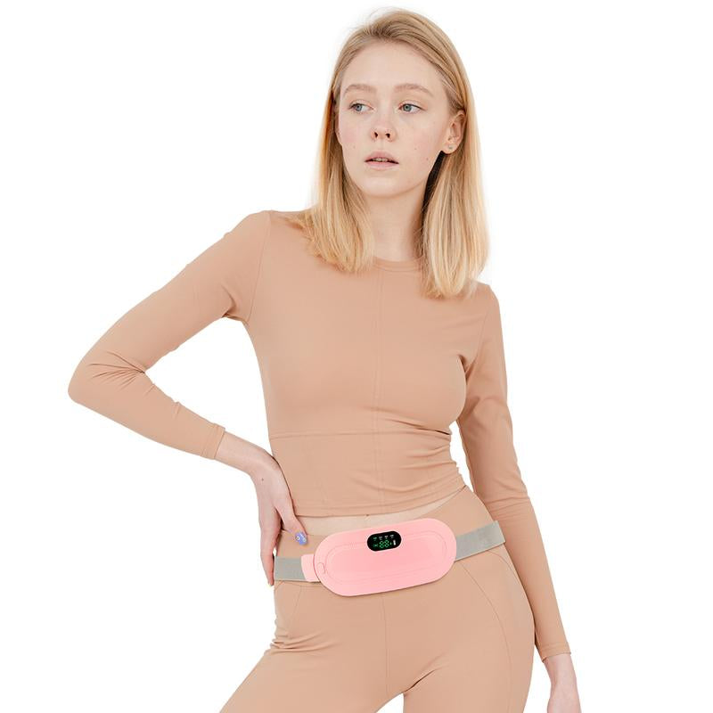 Menstrual Heating Pad, Back or Belly Pain Relief Heating Pad for Women and Girl Comfort Adjustable Electric Waist Belt