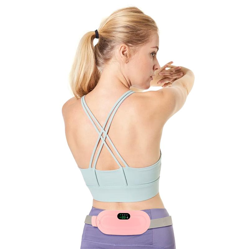 Menstrual Heating Pad, Back or Belly Pain Relief Heating Pad for Women and Girl Comfort Adjustable Electric Waist Belt