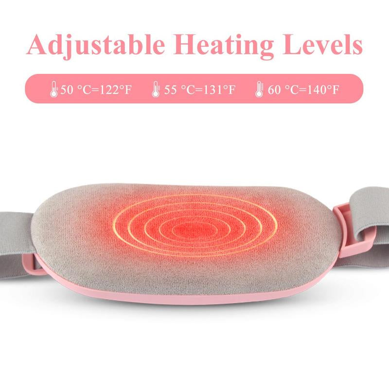 Menstrual Heating Pad, Back or Belly Pain Relief Heating Pad for Women and Girl Comfort Adjustable Electric Waist Belt