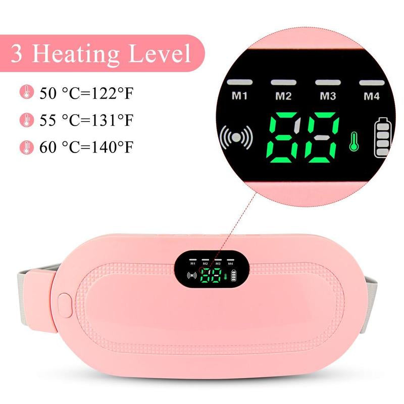 Menstrual Heating Pad, Back or Belly Pain Relief Heating Pad for Women and Girl Comfort Adjustable Electric Waist Belt